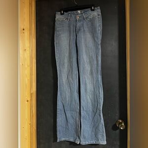 7 For All Mankind Light Blue Flare Jeans